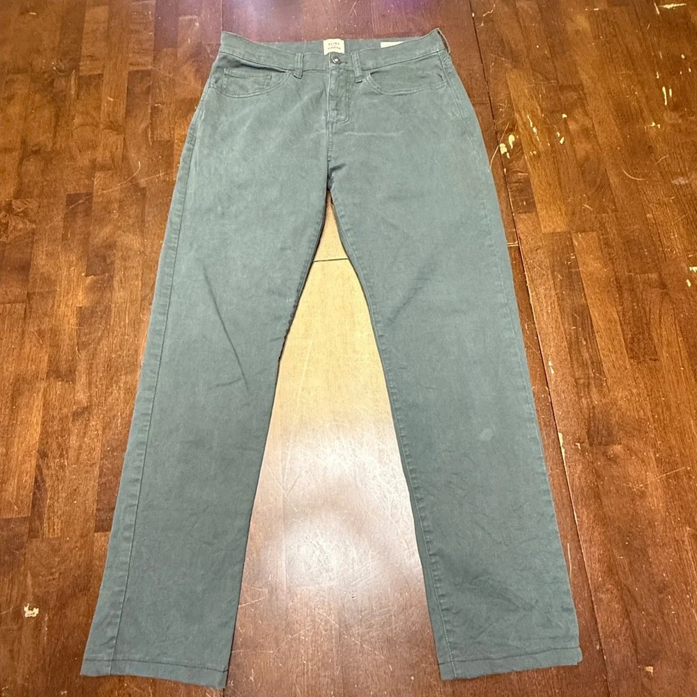 Flint and Tinder Tapered Fit Pants Chinos Gray Mens Size 30X29 (tag says 30x32)‎